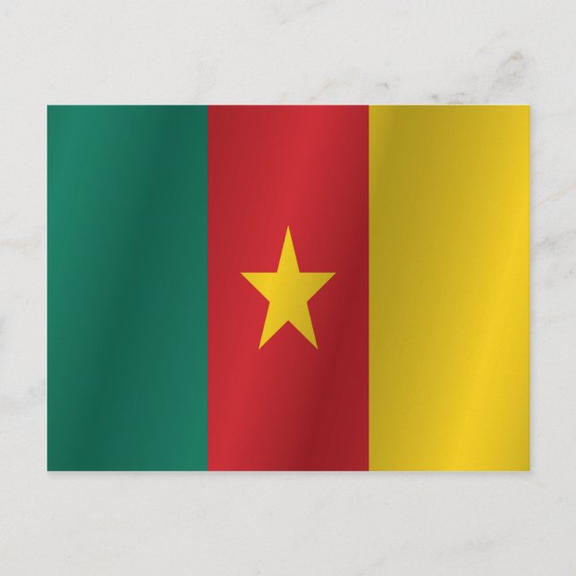 Cameroon flag postcard (Front)