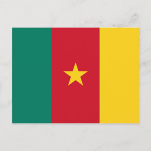 CAMEROON FLAG POSTCARD