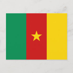 Cameroon Flag Postcard