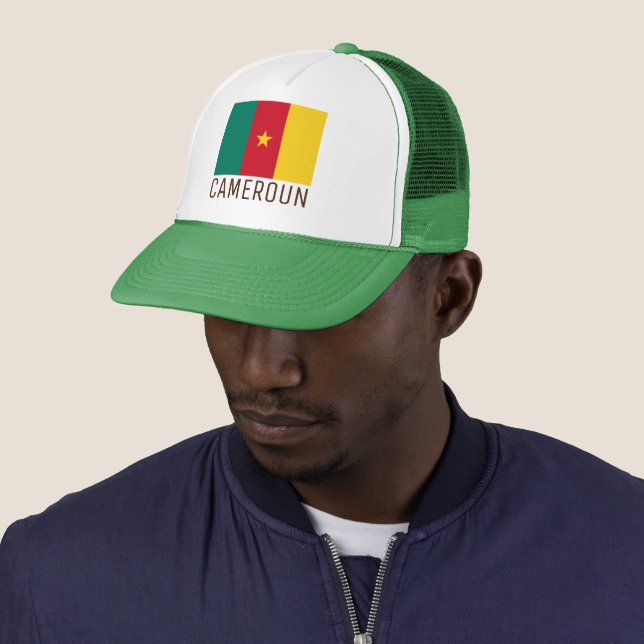 Cameroon Flag Trucker Hat (In Situ)
