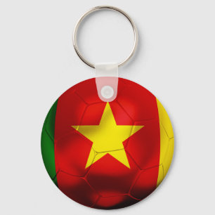 Cameroon Football Key Ring