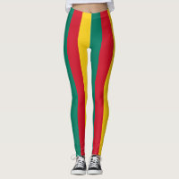 Cameroon National Flag Colours Vertical Striped