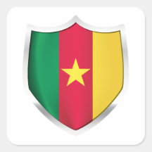 Cameroon Silver Shield Flag