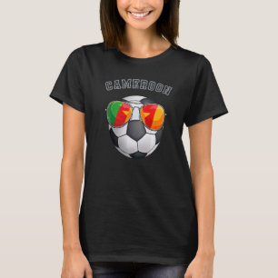 Cameroon Soccer Fan Sunglass Football Cameroonian T-Shirt
