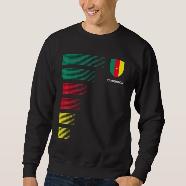Cameroon Soccer Jersey Sweatshirt (Front)