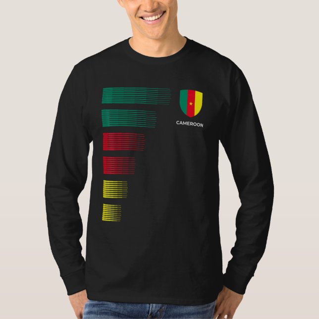 Cameroon Soccer Jersey T-Shirt (Front)