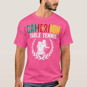 Cameroon Table Tennis Lovers Jersey Cameroonian Pi T-Shirt