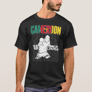 Cameroon Table Tennis   Support Cameroonian Ping P T-Shirt
