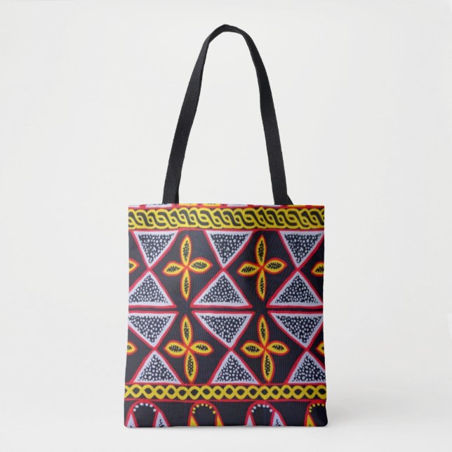 Cameroon Toghu Pattern Tote Bag (Front)