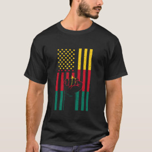 Cameroon USA Handfist Cameroonian Roots Cameroonia T-Shirt