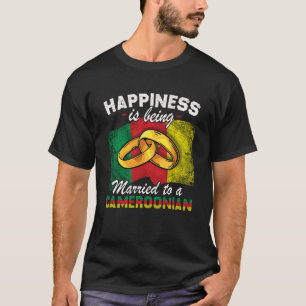 Cameroonian Marriage Cameroon Married Flag Wedded  T-Shirt