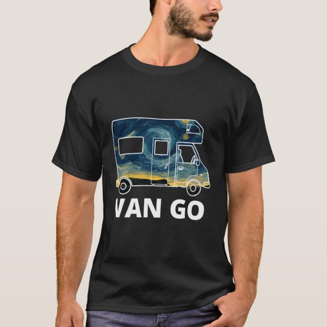 Camg Van Go Camper Rv T-Shirt (Front)