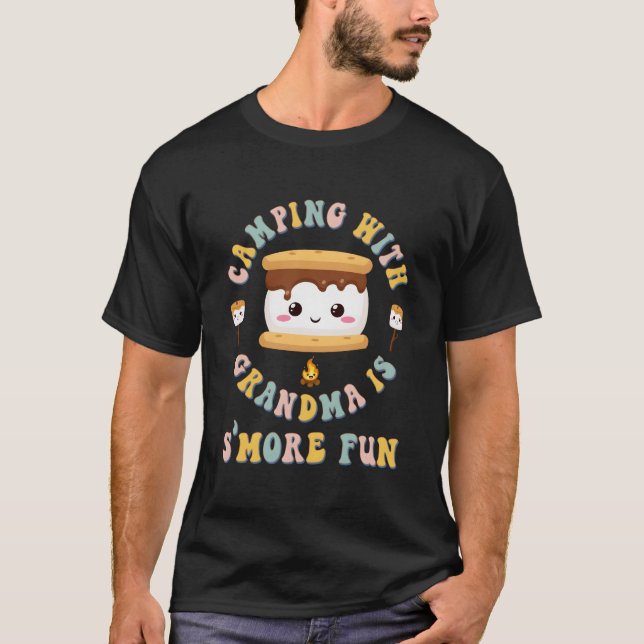 Camg With Grandma Is S'More Fun Camg Smores T-Shirt (Front)