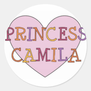 Camila Classic Round Sticker