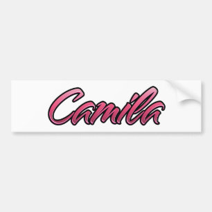 Camila faded pink sticker