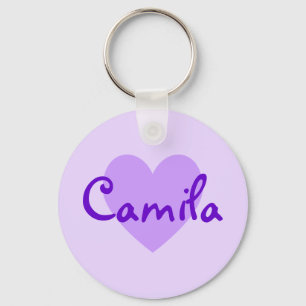Camila in Purple Key Ring