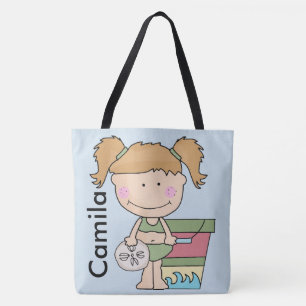 Camila's Personalised Beach Tote Bag
