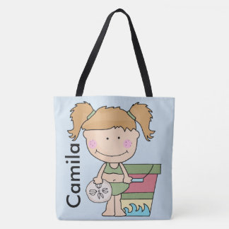 Camila's Personalised Beach Tote Bag