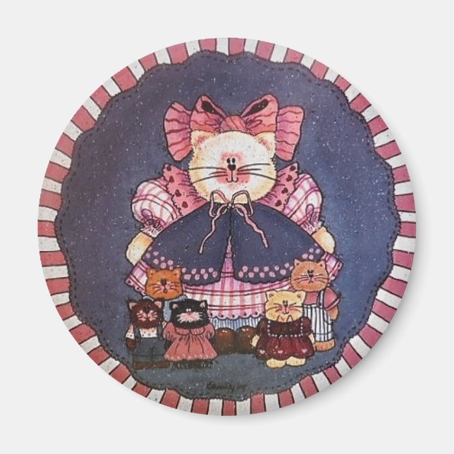 Camilla Kitty Magnet (Front)