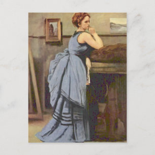 Camille Corot- The Woman in Blue Postcard