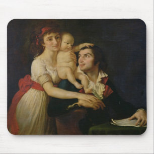 Camille Desmoulins his wife Lucile and their Mouse Pad