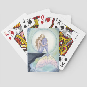 Camille Grimshaw At Rest Mermaid Playing Cards