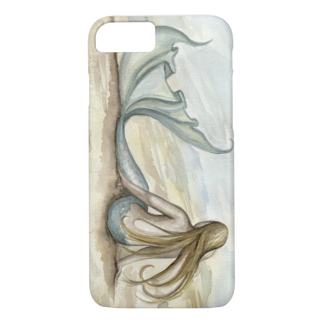 Camille Grimshaw Seaside Mermaid Phone Case (Back)