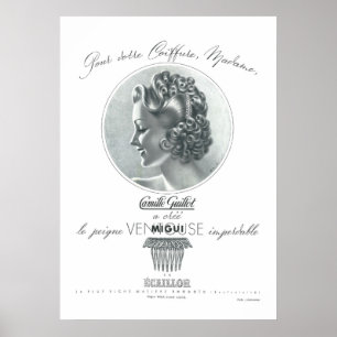 Camille GUILLOT (Vintage french ad) Poster