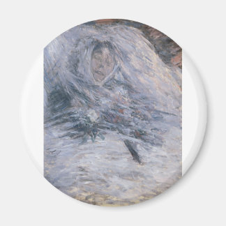 Camille Monet on her Deathbed (1879) Magnet