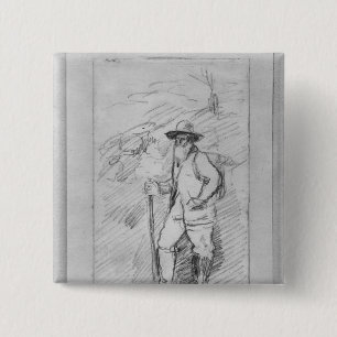Camille Pissarro 15 Cm Square Badge