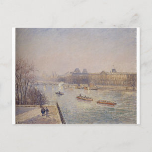 Camille Pissarro - 1901 winter sun morning frost Postcard
