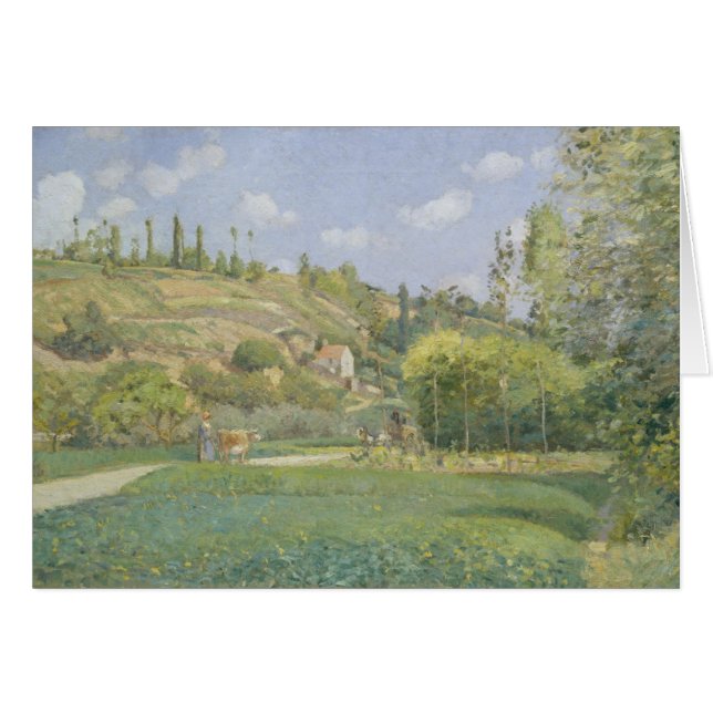Camille Pissarro | A Cowherd at Valhermeil, Auvers (Front Horizontal)