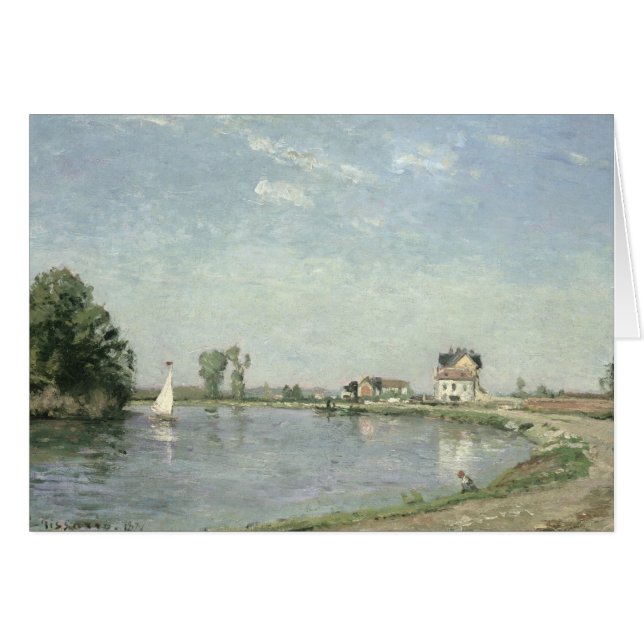 Camille Pissarro | At the River's Edge, 1871 (Front Horizontal)