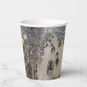 Camille Pissarro - Boulevard Montmartre, morning Paper Cups
