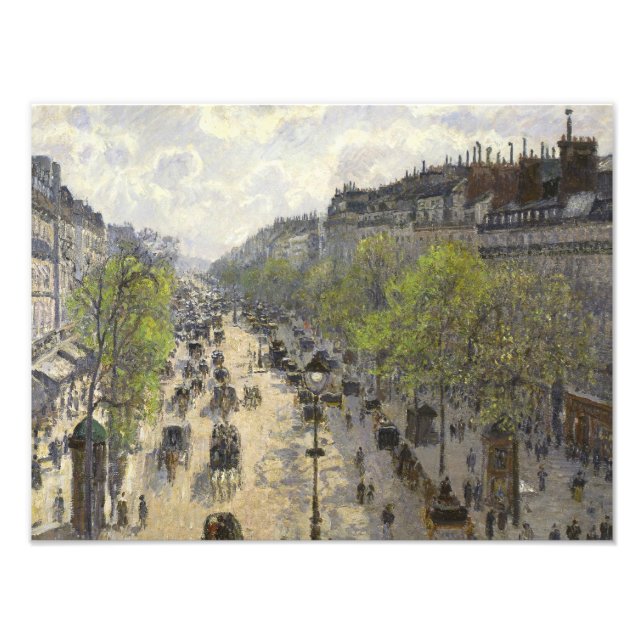 Camille Pissarro - Boulevard Montmartre, Spring Photo Print (Front)