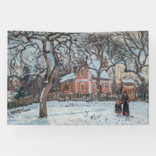 Camille Pissarro - Chataigniers a Louvecienne Banner