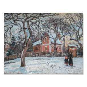 Camille Pissarro - Chataigniers a Louvecienne Photo Print