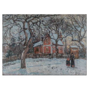 Camille Pissarro - Chataigniers a Louveciennes Cutting Board
