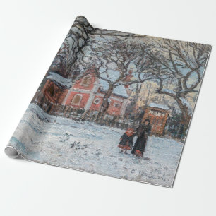 Camille Pissarro - Chataigniers a Louveciennes Wrapping Paper