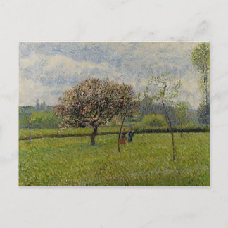 Camille Pissarro- Flowering Apple Trees at Eragny Postcard