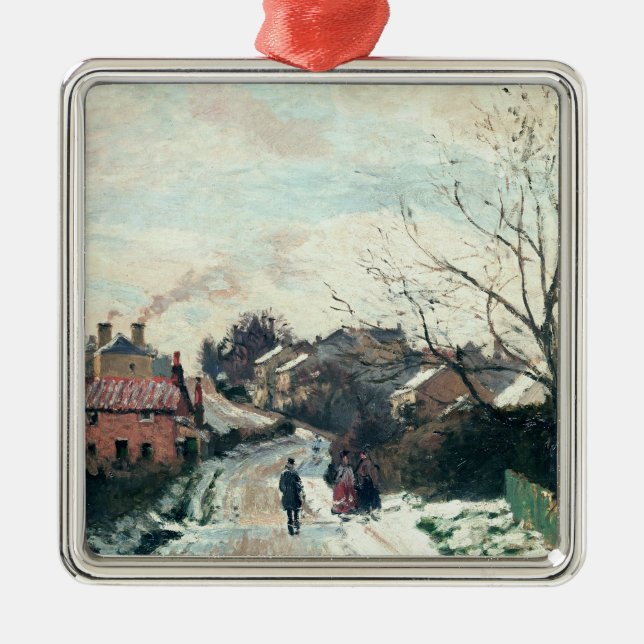 Camille Pissarro | Fox hill, Upper Norwood, 1870 Metal Tree Decoration (Front)
