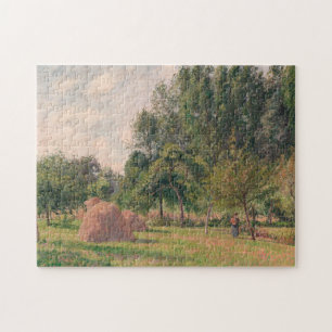 Camille Pissarro   Haystacks, Morning, Eragny Jigsaw Puzzle
