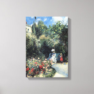Camille Pissarro In the Garden of Les Mathurins Canvas Print