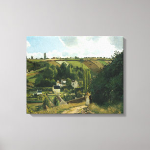 Camille Pissarro - Jalais Hill, Pontoise Canvas Print