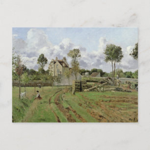 Camille Pissarro Landscape, Louveciennes, c.1872 Postcard