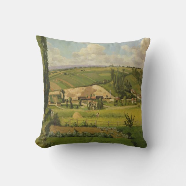 Camille Pissarro | Paysage aux Patis, Pointoise Cushion (Front)