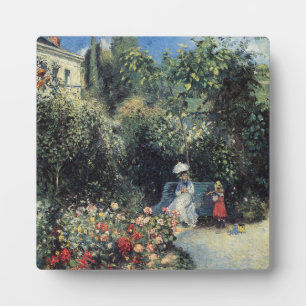 Camille Pissarro Pontoise Garden Plaque