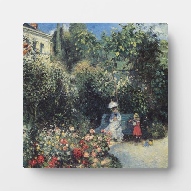 Camille Pissarro Pontoise Garden Plaque (Front)