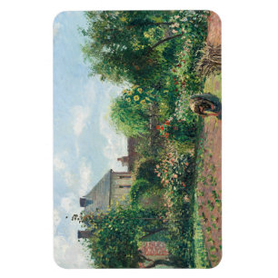 Camille Pissarro The Artist's Garden at Eragny Magnet