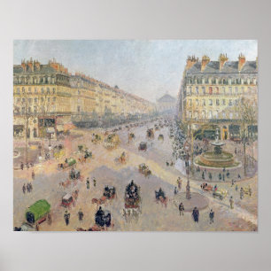 Camille Pissarro   The Avenue de L'Opera, Paris Poster